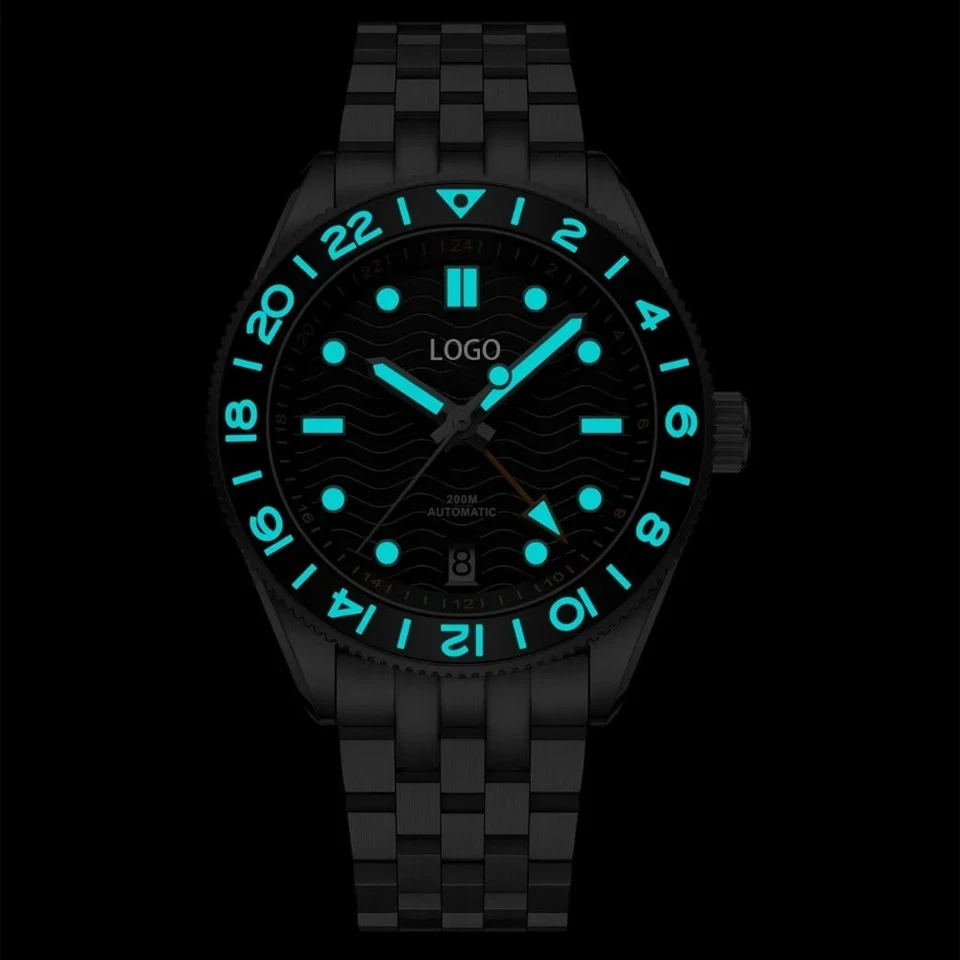 GMT 200M Automatic Diver Watches For Men