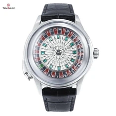 Crystal Diamond Nút xoay Sòng bạc Rullet Watch cho Jacob