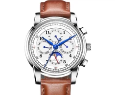 Đồng hồ nam Moon Phase Luxury Watch Đồng hồ đeo tay tự động